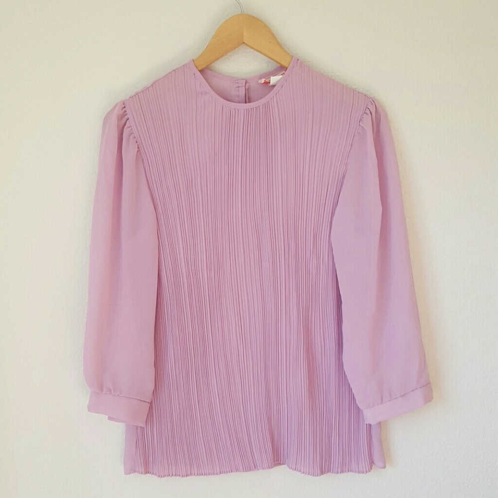 Romantic vintage sheer top